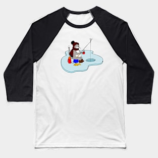 Fishing Funny cat The King Paradise Baseball T-Shirt